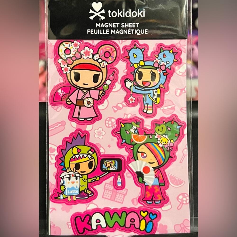 TokiDoki Magnet Set with SANDy, Donutini, and more